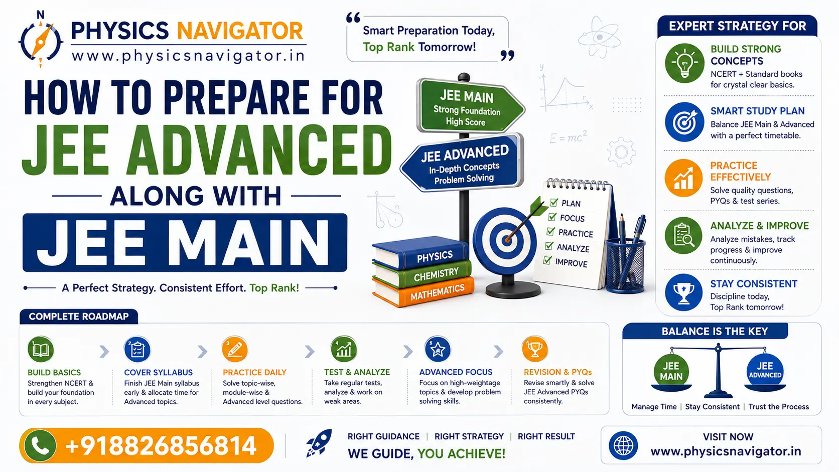 Preparing for JEE Advanced alongside JEE Main: strategy guide