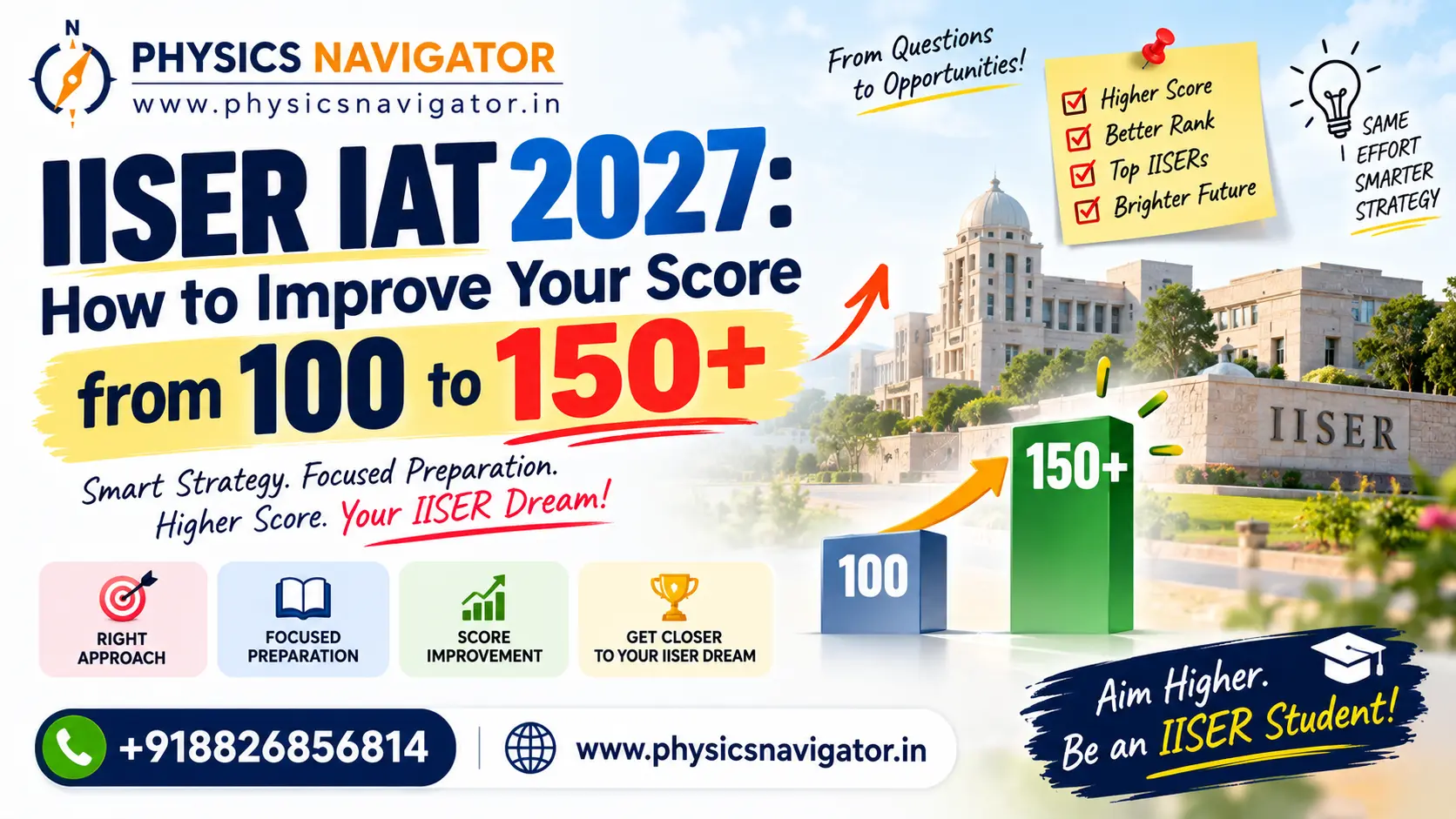 IISER IAT 2027 score improvement strategy guide