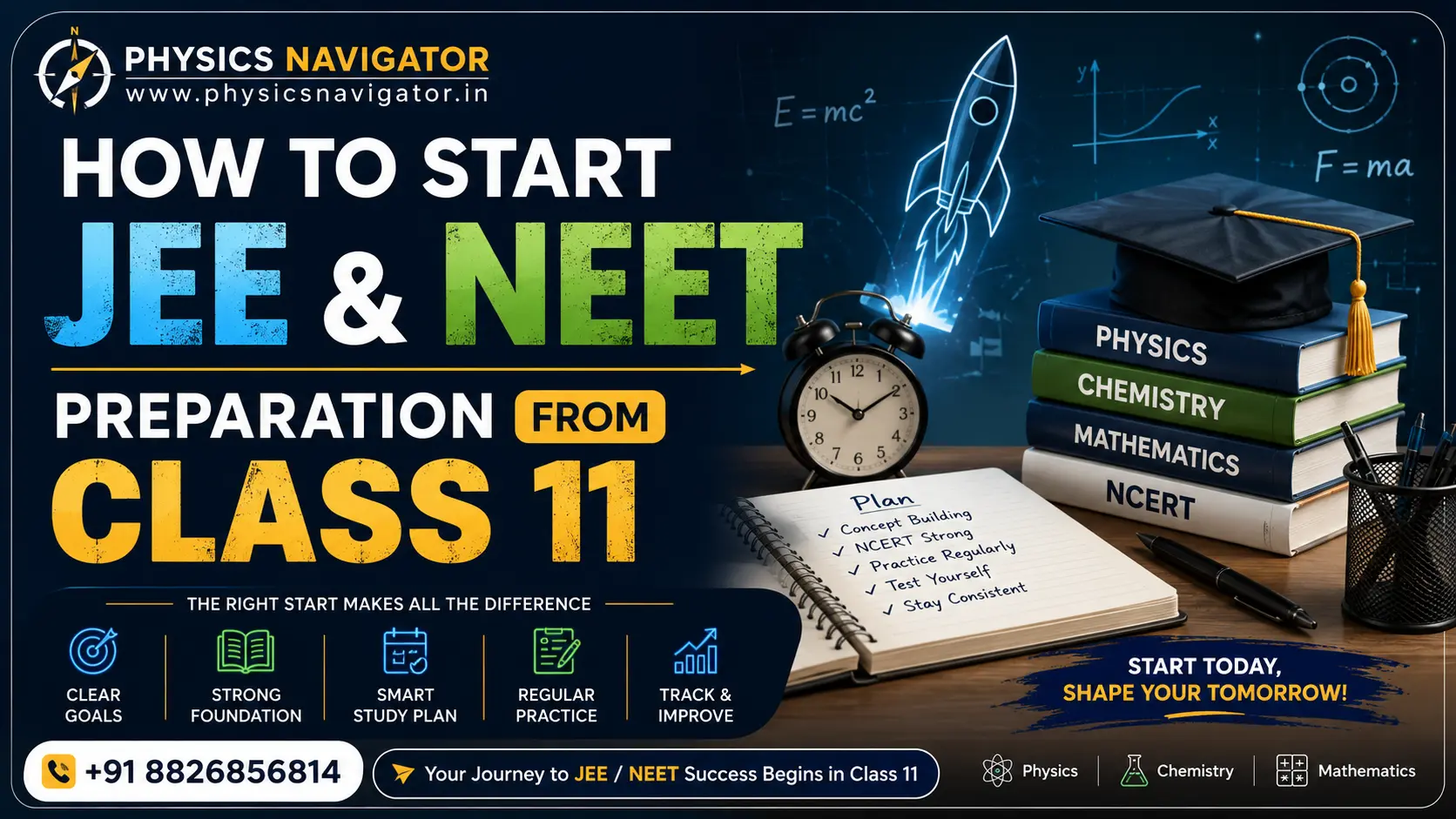 Student studying intensely late at night planning a highly detailed academic schedule for medical and engineering entrance examinations
